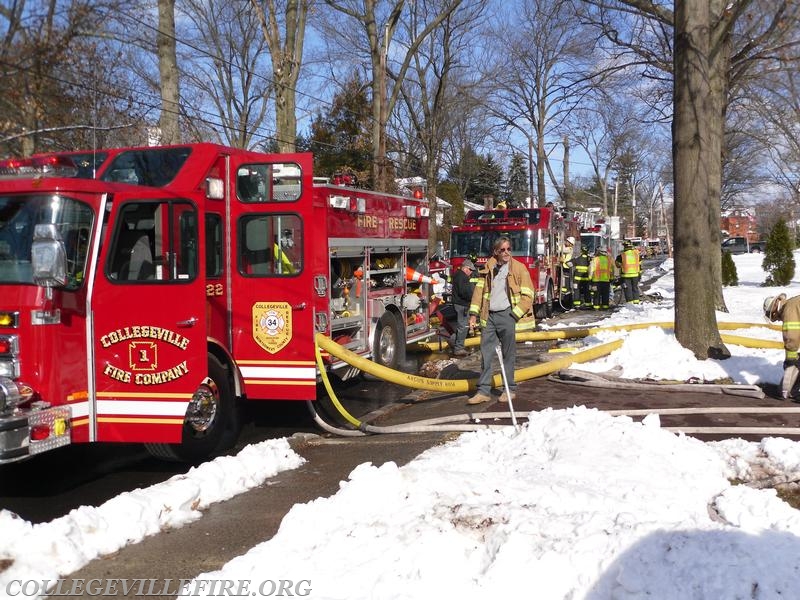 Dwelling Fire, 6th Avenue, Collegevile Borough